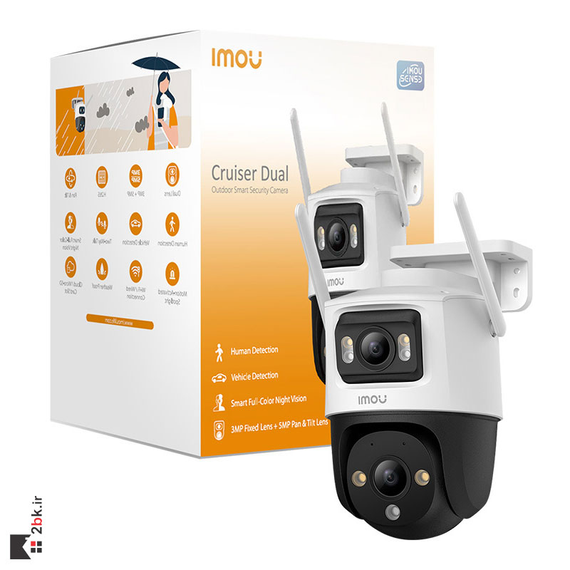 Imou Cruiser Dual 6MP-n2 دوربین مداربسته بی سیم آیمو کروزر دو لنز 6 مگاپیکسل